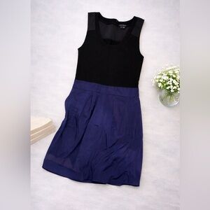 Theory sheath black and blue dress